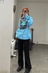 Walter Van BeirendonCK Star Shirt AW22-23 6006 Blue